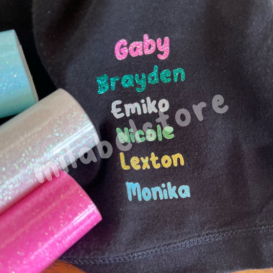 Stiker Baju • Glittery