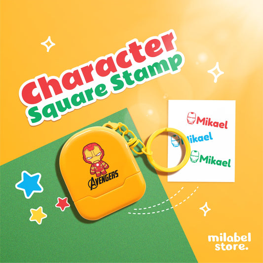 Character Square Stamp