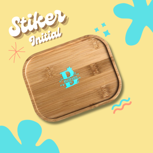 Big Initial Crown • Sticker