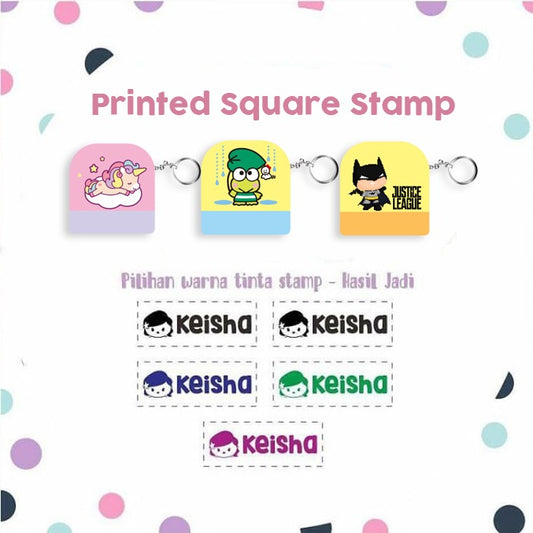 Character Square Stamp