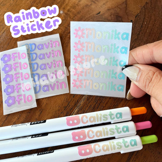 Stiker Rainbow