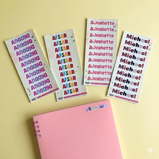 Pattern Sticker ( Reguler 1 cm )