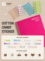 Cotton Candy Sticker
