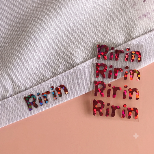 Stiker Baju • Diamond Glittery