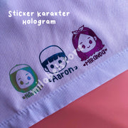 Stiker Baju Cutting Kepala