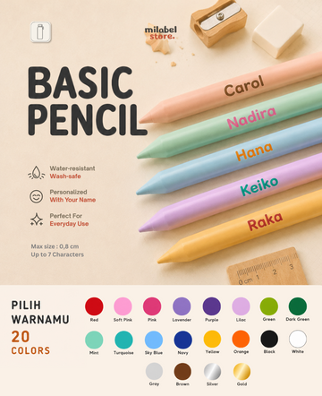 Stiker Basic Pencil