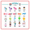 Stiker Baju Karakter