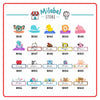 Stiker Baju Karakter