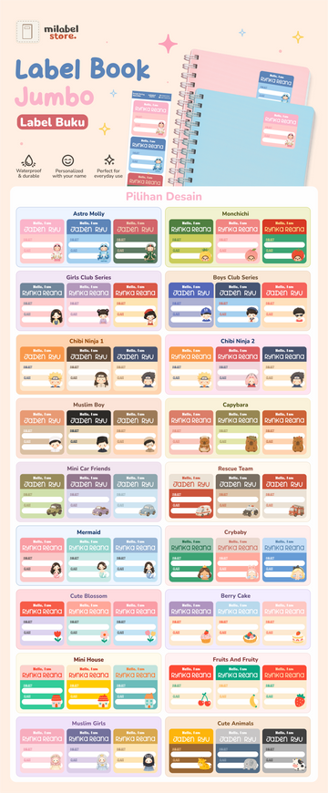 Label Book Jumbo