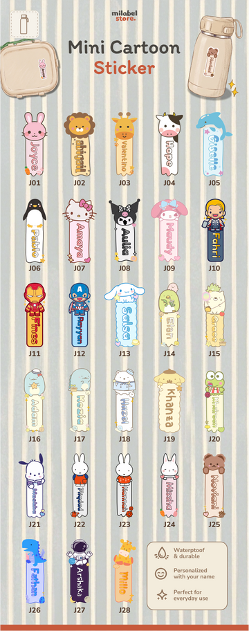 Mini Cartoon Sticker