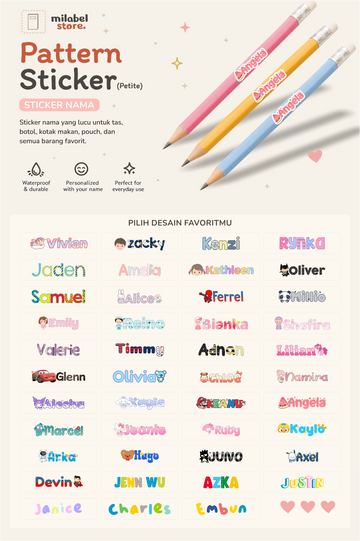 Pattern Sticker ( Petite 0,8 cm )