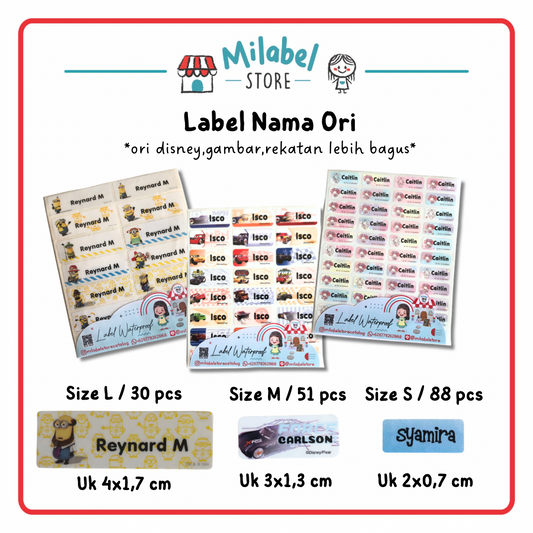 LABEL NAMA ORI