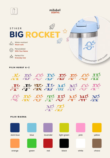 Big Rocket Sticker