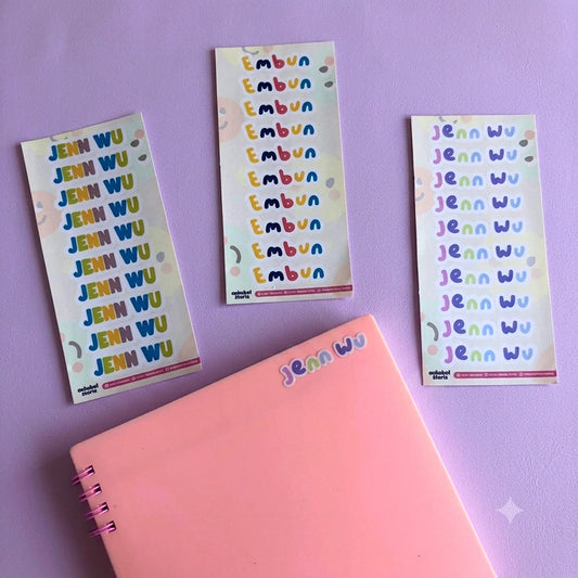 Pattern Sticker ( Reguler 1 cm )
