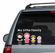 Stiker Mobil Family