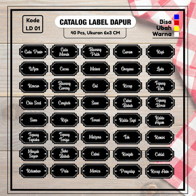 Label Dapur
